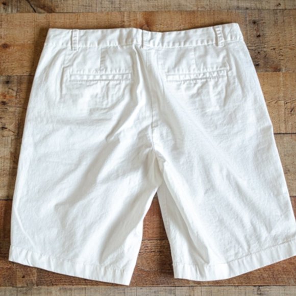 J Crew White Shorts Size 4 - Picture 2 of 5